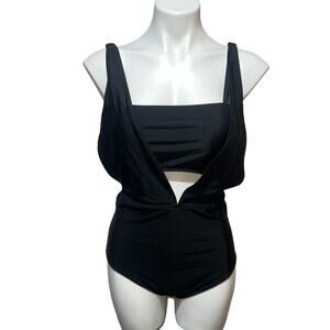 Aerie women’s black layered swimsuit